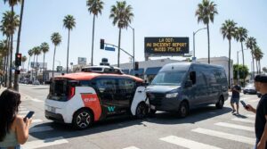 Accidentes con vehículos autónomos en Los Ángeles en 2026