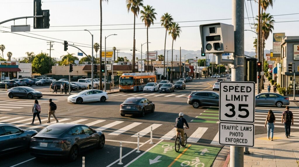 SB 1279 y nuevas reglas para cámaras de velocidad en California en 2026